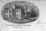 Lithograph of Ontario Ladies' College, 1874