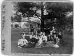 Students on the Lawn of Ontario Ladies' College, June, 1890