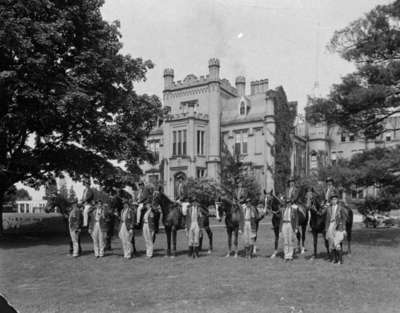 Riding Class at Ontario Ladies' College, c.1936