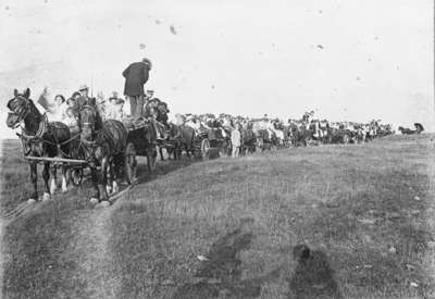 Hay Ride to Corbett's Point, May 1909