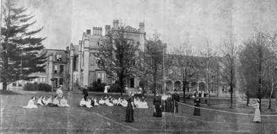 Tennis at Ontario Ladies' College, c.1900