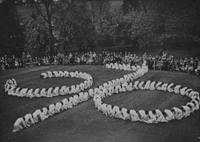 May Court Exercises at Ontario Ladies' College, c.1925