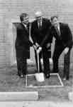 Turning Sod for the Kamcke Wing at Trafalgar Castle School, May 12, 1984