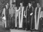 Hamar Greenwood Receiving an Honourary Degree from the University of Toronto, September 2, 1938