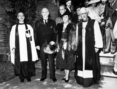 Official Party at All Saints Church, September 4, 1938