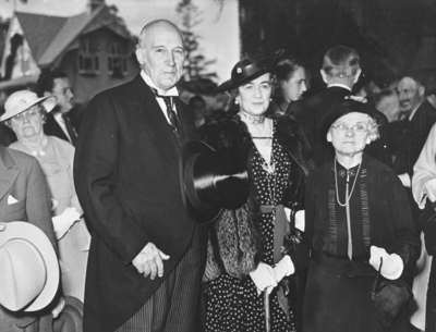 Hamer Greenwood, Wife and Friends, at All Saints' Church, Whitby, September 4, 1938