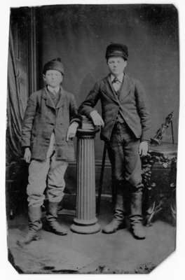 Portrait of Two Unidentified Boys