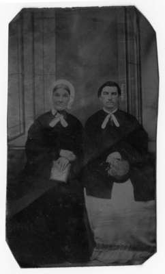 Portrait of an Unidentified Man and Woman