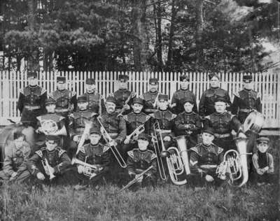 34th Regiment Band at Niagara-on-the-Lake Camp, June 14, 1905