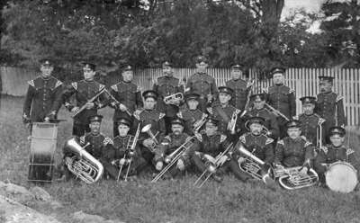 34th Regiment Band at Niagara-on-the-Lake Camp, June 13, 1906