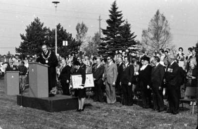 Granting Freedom of the Region of Durham to Ontario Regiment, October 21, 1979