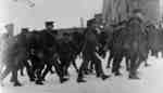 116th Battalion Soldiers Marching on Dundas Street, 1916