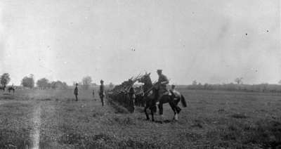 116th Battalion Soldiers at Military Review, 1916