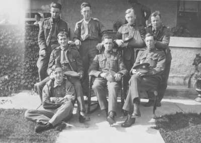 Group of Soldiers at George Dryden's House, 1917