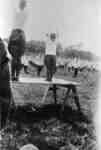 116th Battalion Soldiers performing Calisthenics Drill at Military Review, 1916