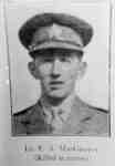Portrait Photograph of Lieutenant Frank A. MacGrotty, c.1917
