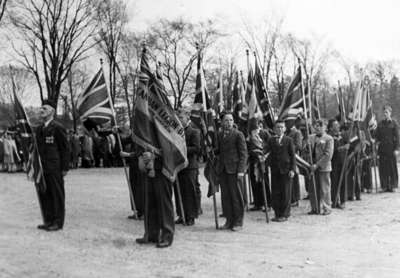 VE Day Colour Party Parade, 1945