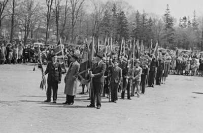 VE Day Colour Party Parade, 1945