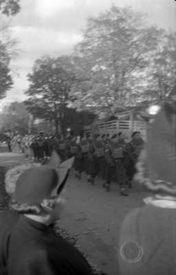 Soldiers' Parade on Brock Street, c.1939