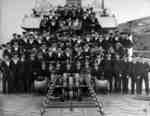 Crew of H.M.C.S. Whitby at St. John's Newfoundland, July 1945