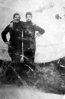 Portrait Photo of Two Unidentified Men