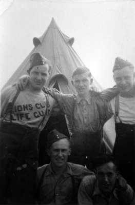 Photo of Group of Five Soldiers