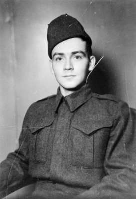 Portrait Photo of an unidentified soldier