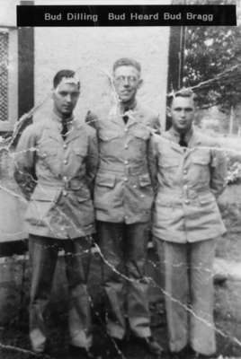 Group Photo of Bud Dilling, Bud Heard and Bud Bragg