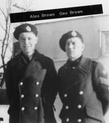 Photo of George Brown and Alex Brown