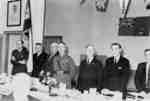 Remembrance Day banquet in Legion Hall, 1945