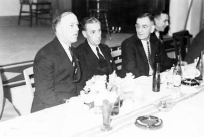 Remembrance Day banquet in Legion Hall, 1945