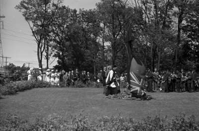 Dedication of Cross at Legion Plot, 1936