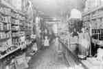 Interior of A.T. Lawler's Grocery Store, 1907.
