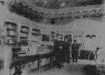 Interior of Allin's Drug Store, c.1904.