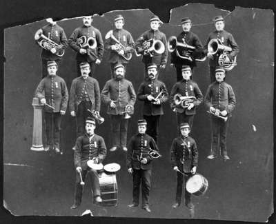 Whitby Brass Band, c.1880