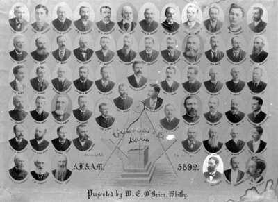 Members of Composite Lodge No. 30 A.F. & A.M., 1892