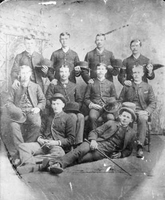 Group of Young Men, c.1885