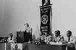 Ontario Premier William Davis at Whitby Rotary Club, August 1980