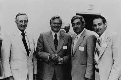 Ontario Premier William Davis at Whitby Rotary Club, August 1980