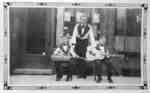 Ragnar Steen and two members of his boys' guitar band, 1935