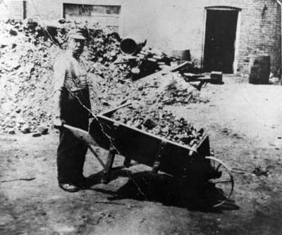 Wheeling Coal at King Brothers' Tannery, c.1925