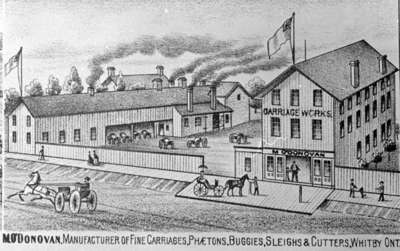 Michael O'Donovan's Carriage Works, 1877.