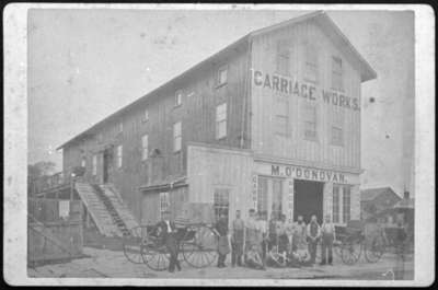 Michael O'Donovan's Carriage Works, c.1875