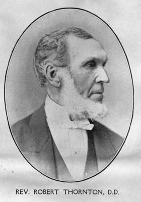 Reverend Robert Hill Thornton, c. 1870.