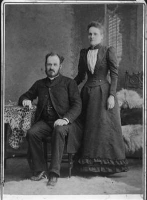 Reverend John Bedford and Mrs. Bedford, c. 1890.