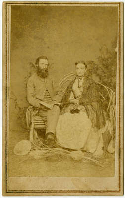 Mr. John Lawrence Smith and Mrs. John Lawrence Smith (Elizabeth Strickland), c.1868