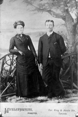 Mr. and Mrs. Richard Goldring, c.1884