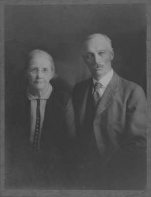 Mrs. Mark Crawforth (Lydia Ann Cribb) and Mark Crawforth, c.1928