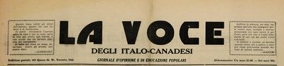 La Voce degli Italo-Canadesi