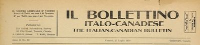 Il Bollettino Italo-Canadese